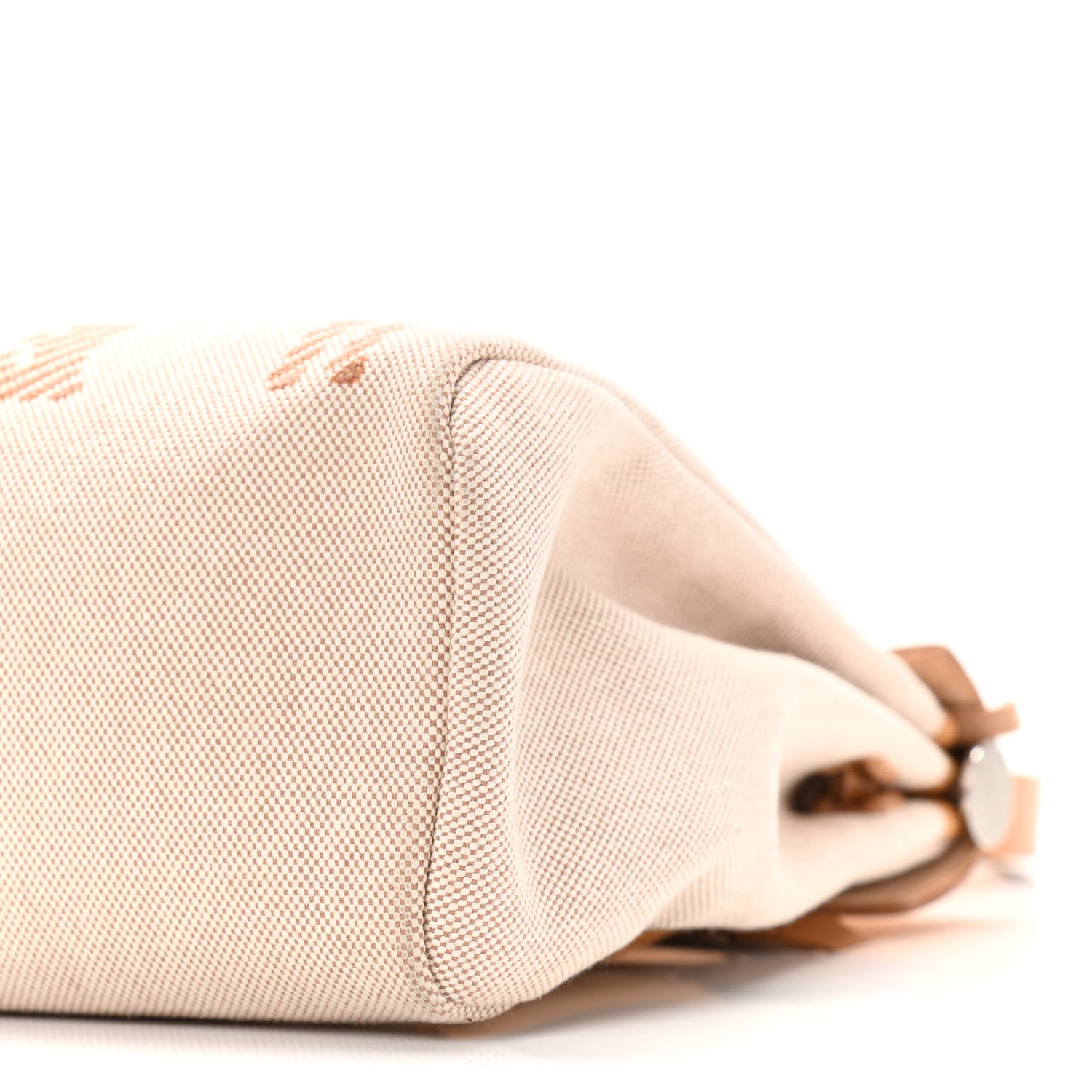 Hermes Vache Hunter Toile H Brides de Gala Herbag Zip Retourne 31 PM Natural 12 of 13