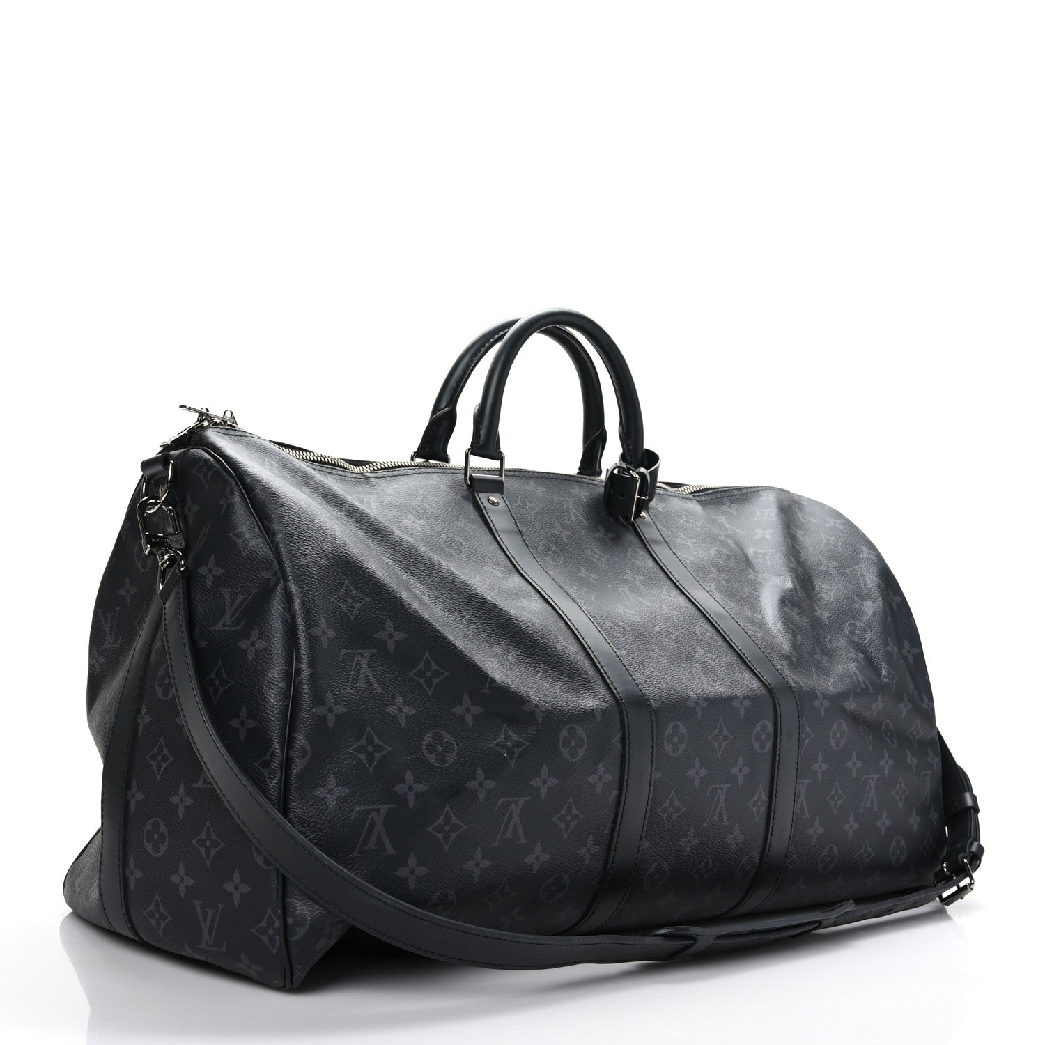 Louis Vuitton Monogram Eclipse Keepall Bandouliere 55 3 of 11