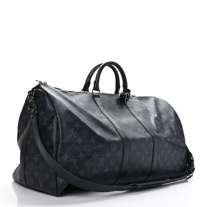 Louis Vuitton Monogram Eclipse Keepall Bandouliere 55 3 of 11