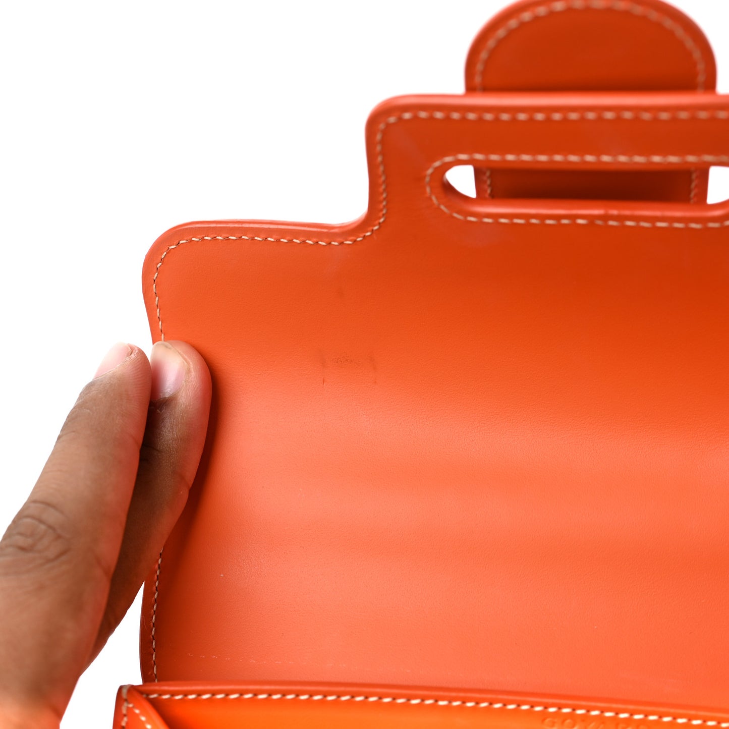 Goyardine Structure Mini Saigon Orange