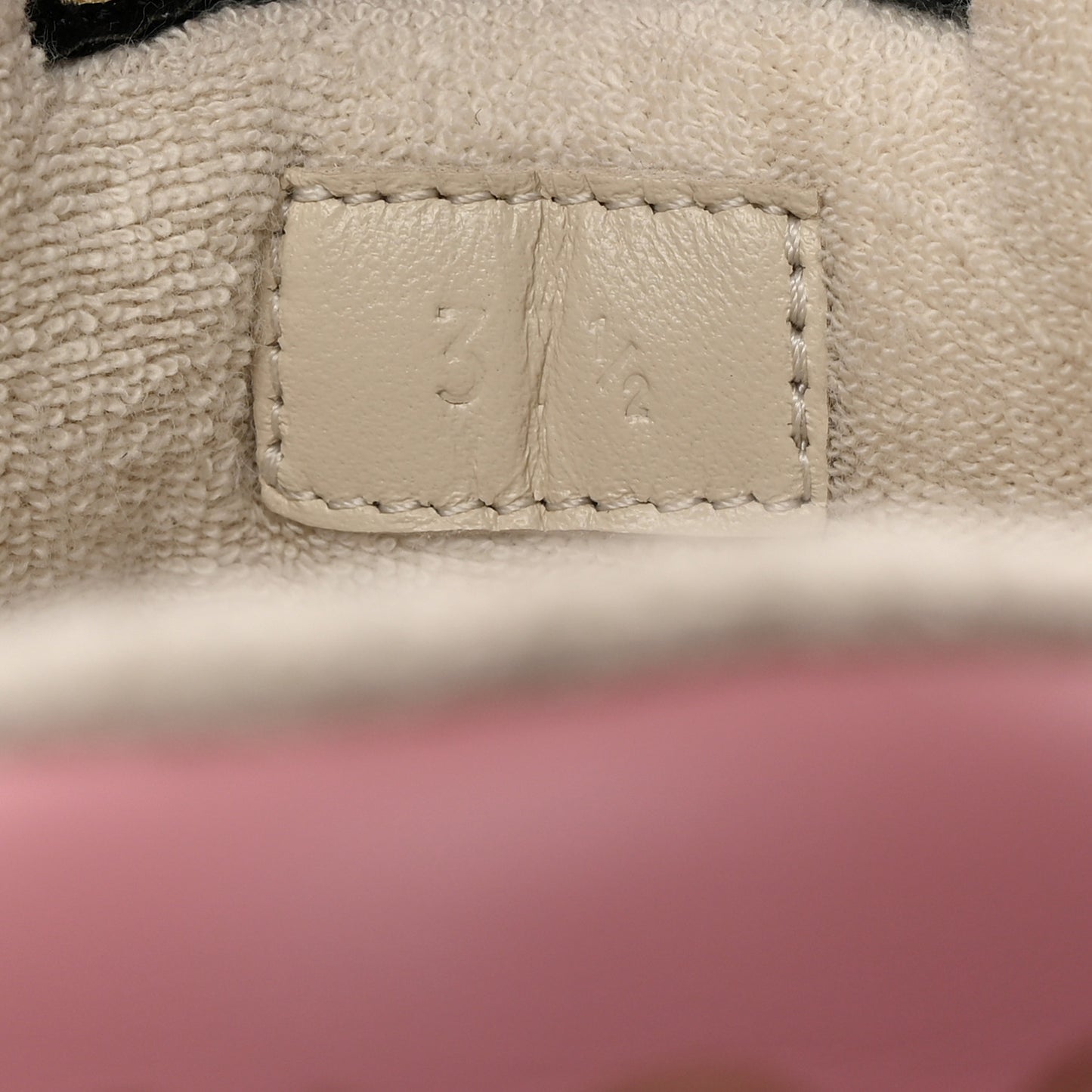 Calfskin GG Supreme Crystals Web Screener Sneakers 37.5 Beige Ebony Wild Rose