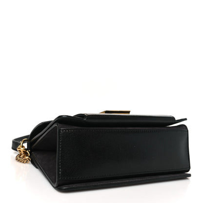 Givenchy Goatskin Suede Small GV3 Shoulder Bag Black Grey 4 of 9