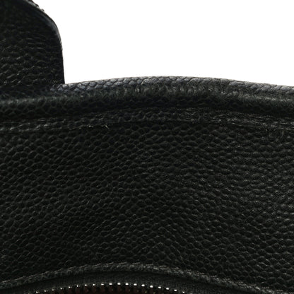 Chanel Caviar Quilted Small Deauville Bowling Bag Black 11 of 16