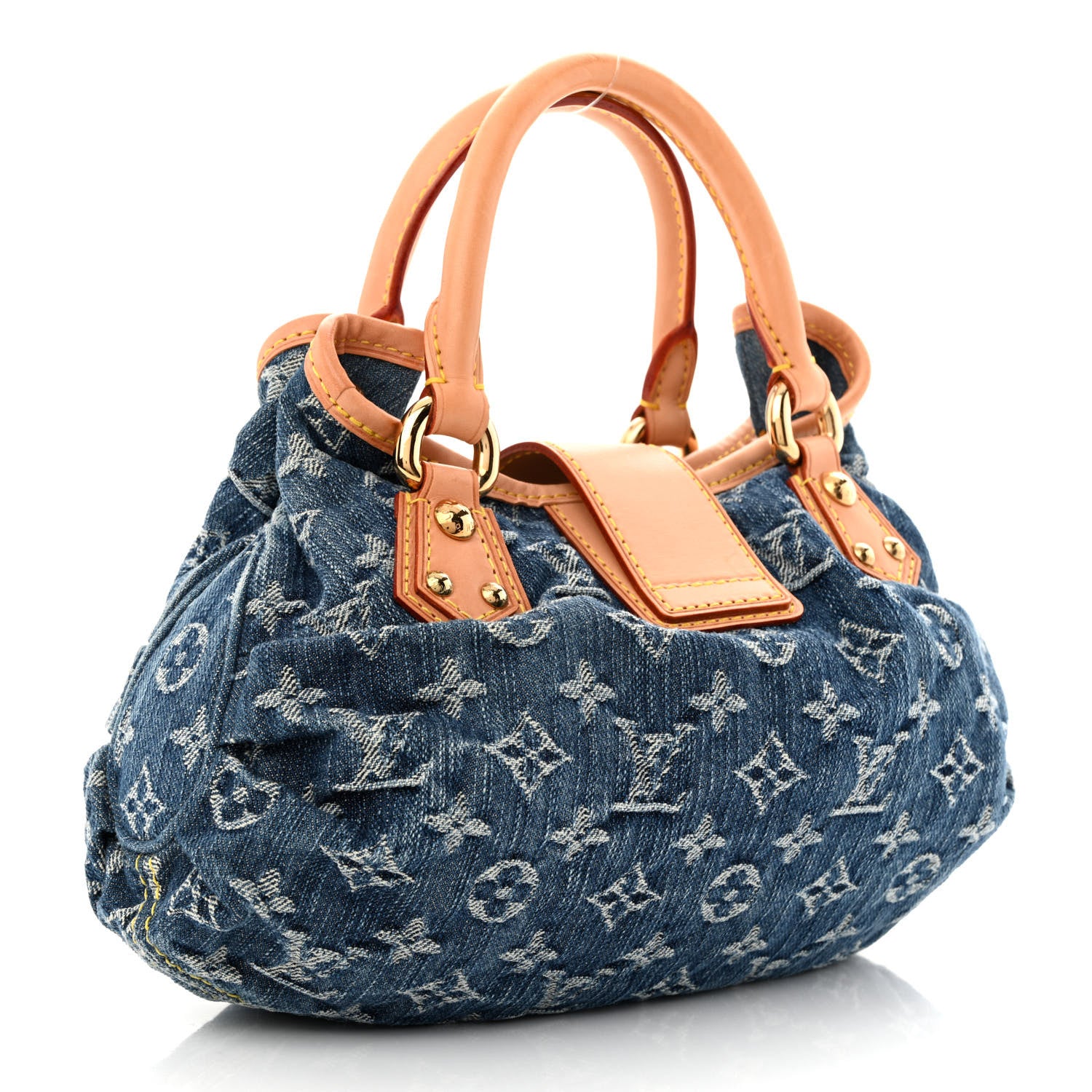 Louis Vuitton Monogram Denim Pleaty Blue 3 of 10