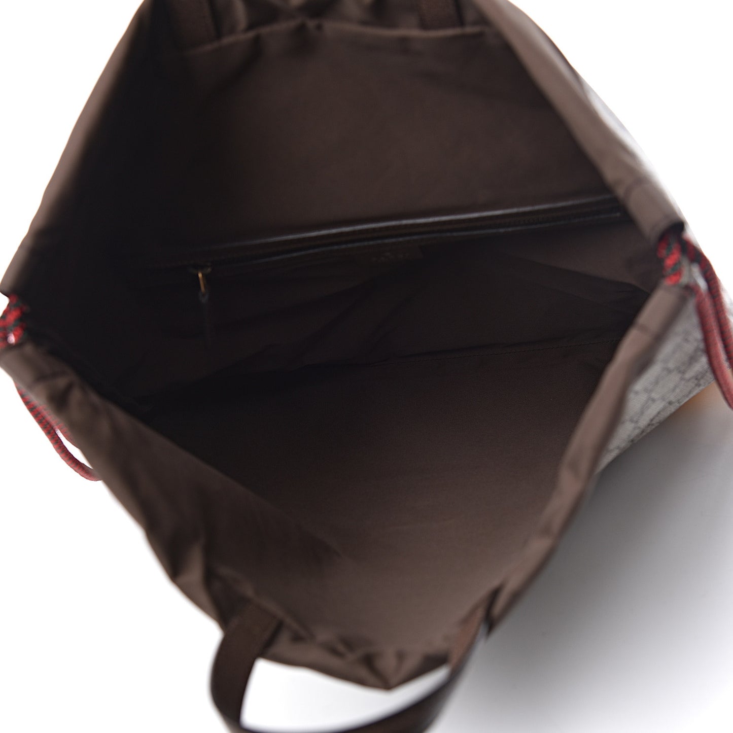 GG Supreme Monogram Neo Vintage Drawstring Backpack Beige New Acero Crop