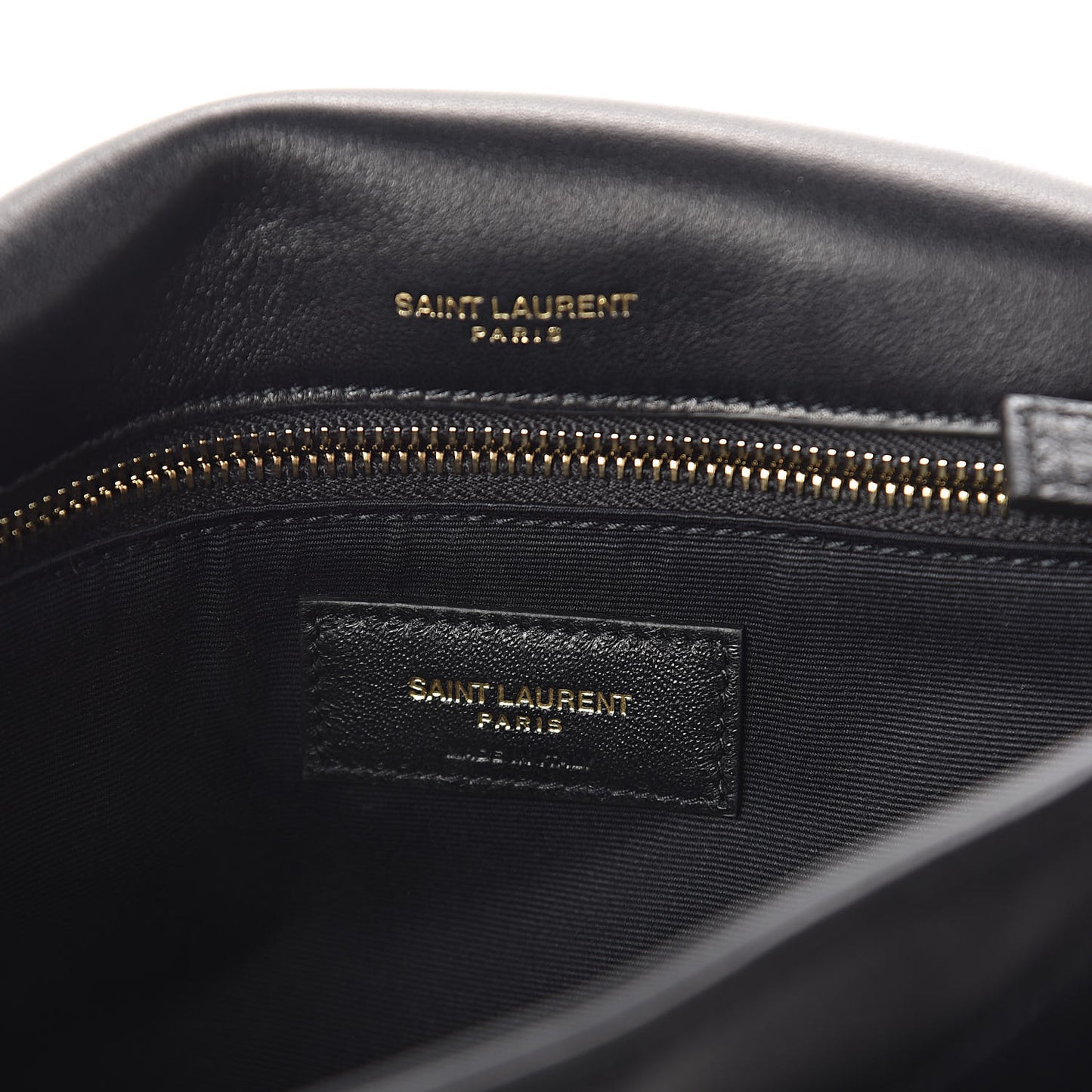Lambskin Matelasse Monogram Medium Niki Chain Satchel Black