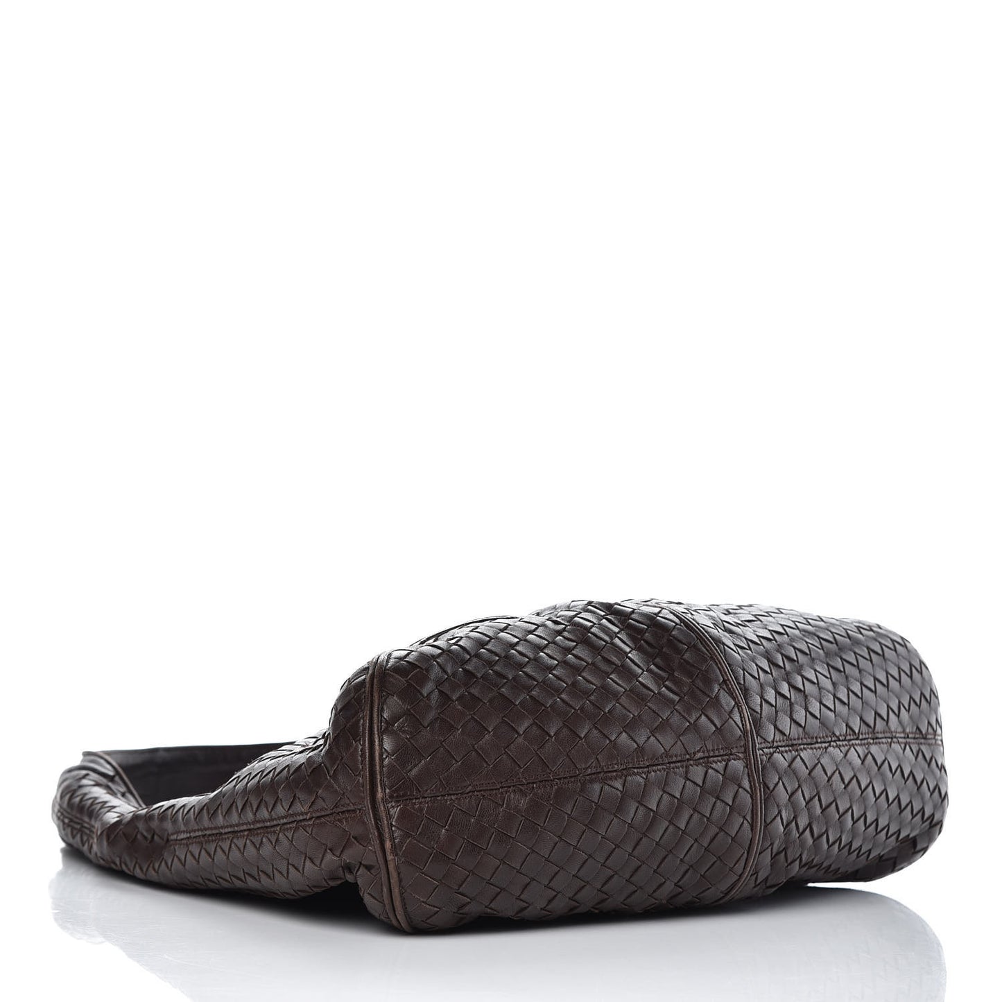 Nappa Intrecciato Ball Hobo Ebano