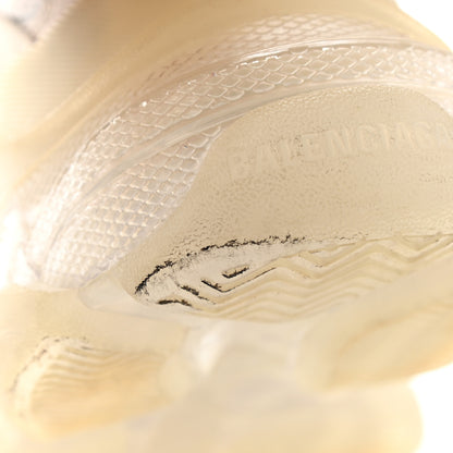 Balenciaga Fabric Mesh Clear Sole Womens Triple S Sneakers 37 White 13 of 21