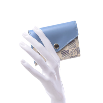 Louis Vuitton Damier Azur Zoe Wallet Bleuet 2 of 10