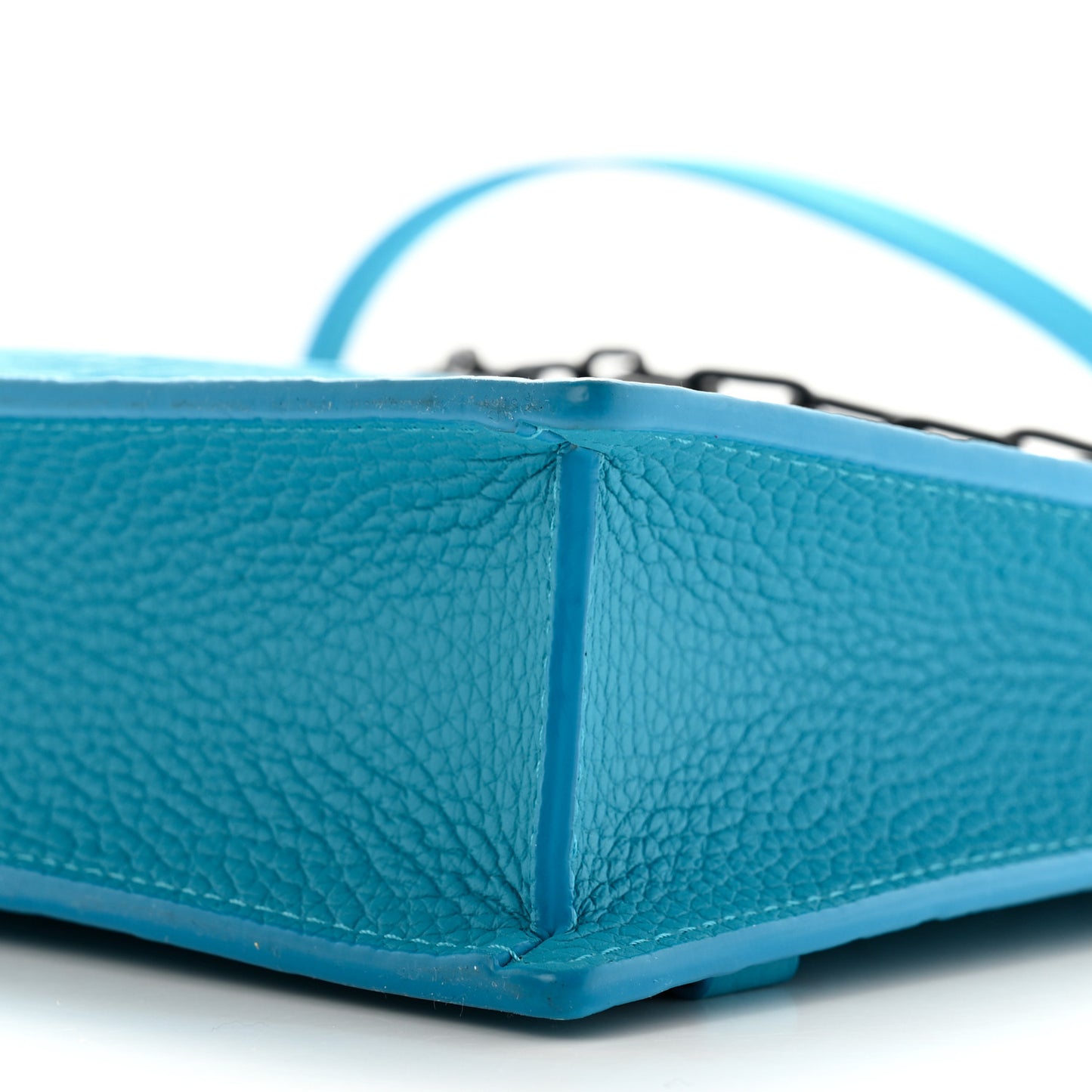 Taurillon Monogram Sac Plat Messenger Turquoise