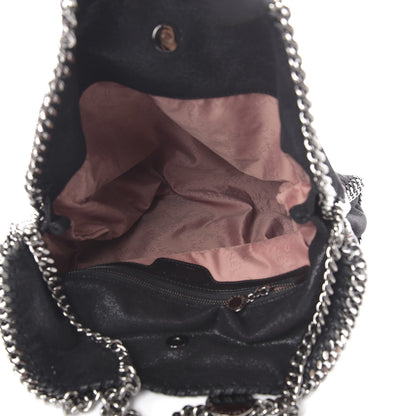 Stella McCartney Shaggy Deer Falabella Fold Over Tote Black 5 of 8