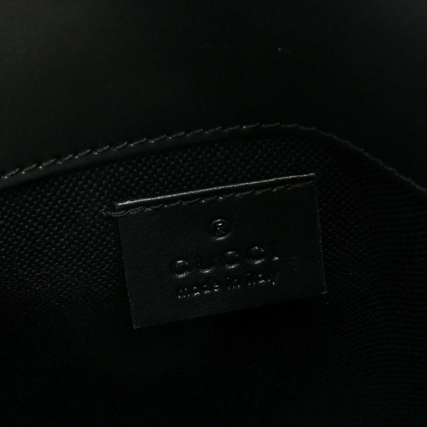 Gucci GG Supreme Monogram Web Slim Belt Bag Black Grey 6 of 10