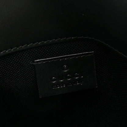 Gucci GG Supreme Monogram Web Slim Belt Bag Black Grey 6 of 10