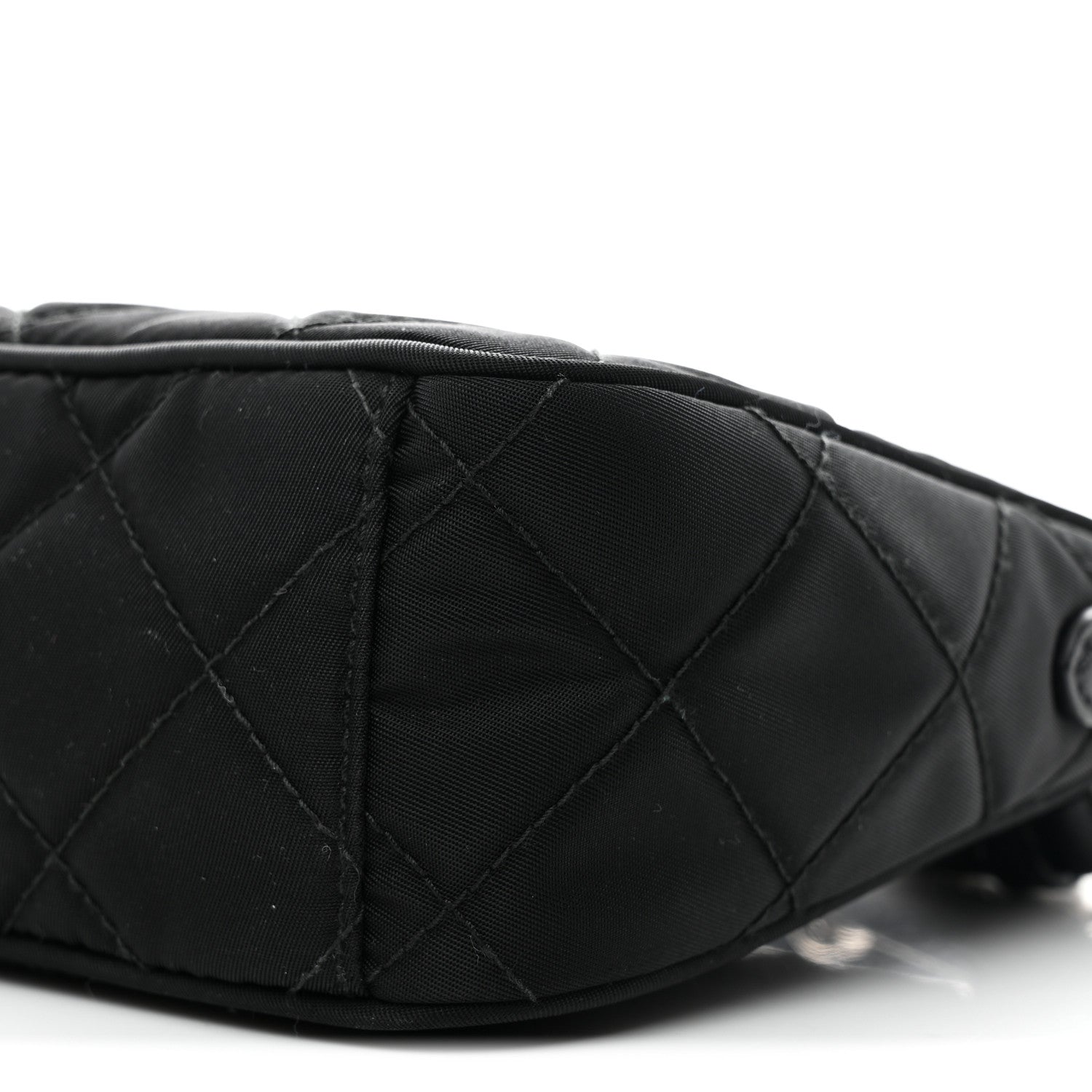 Prada Nylon Tessuto Impuntu Quilted Crossbody Bag Black 10 of 10