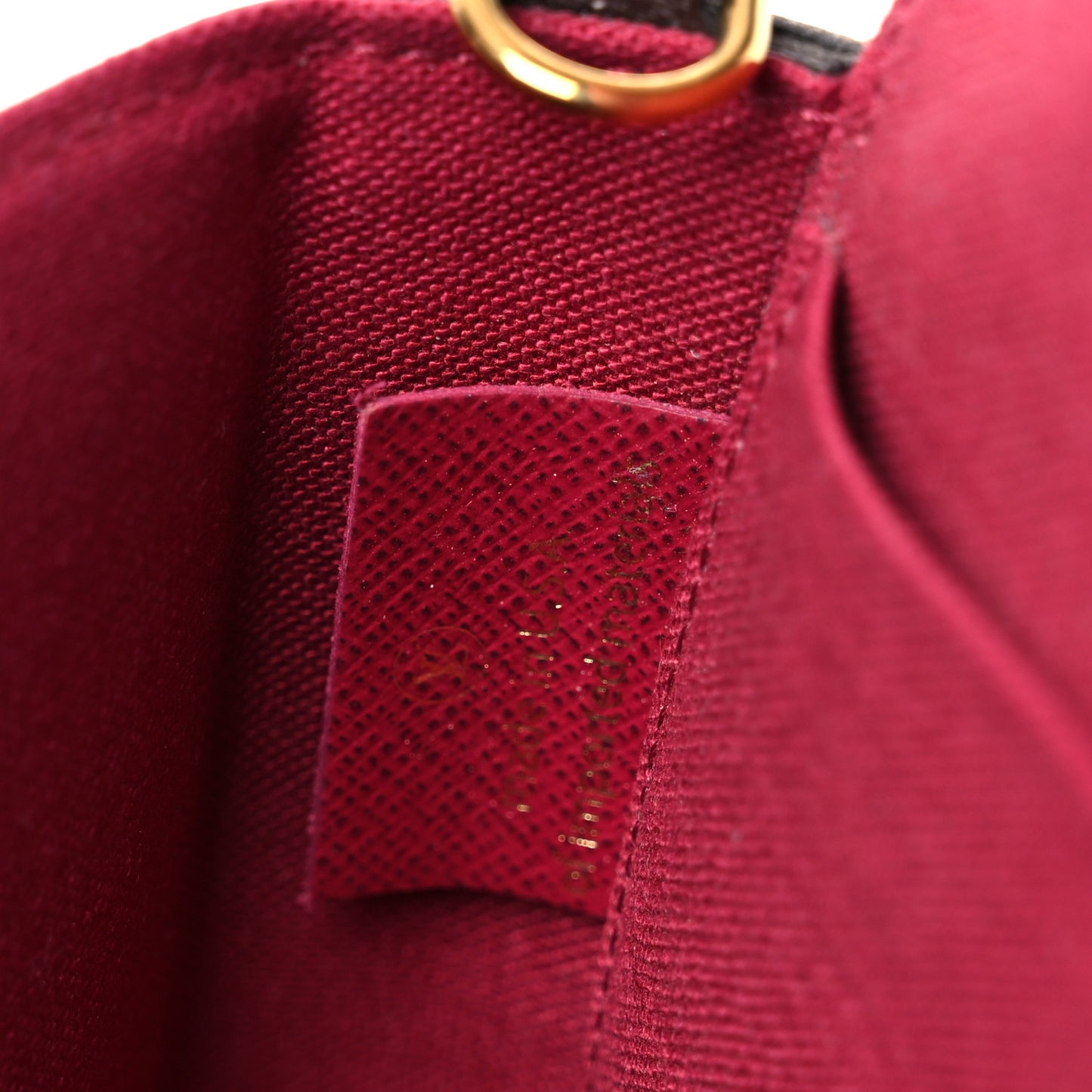 Monogram Pochette Felicie Chain Wallet Fuchsia