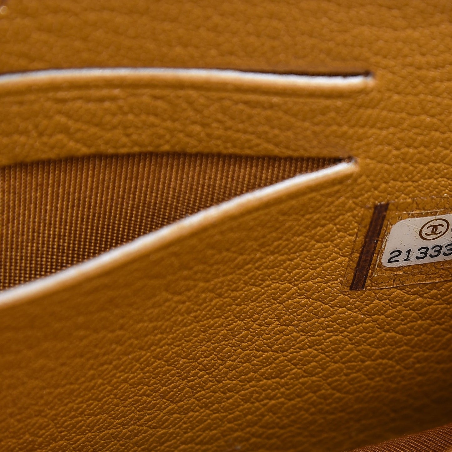 Patent Quilted Small Zip Around Wallet Camel