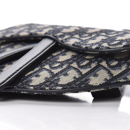 Christian Dior Oblique Saddle Belt Bag Blue 8 of 11