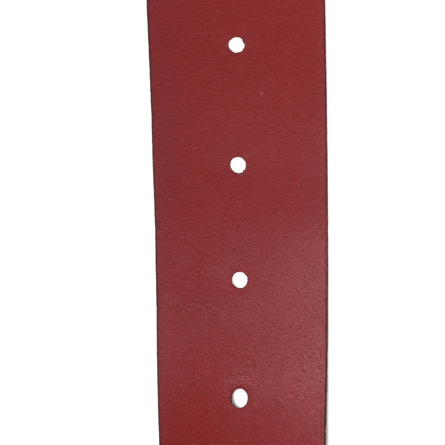 Selleria Calfskin Nickel Interlocking G 37mm Belt 110 44 Rosso