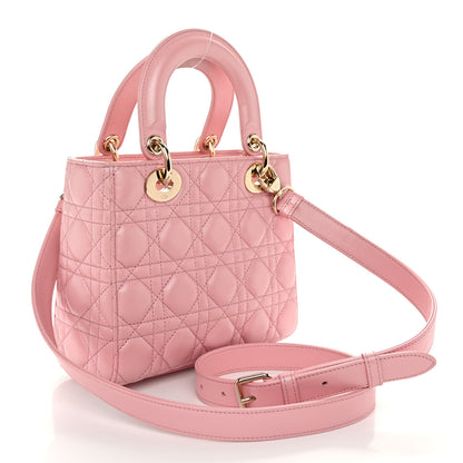 Christian Dior Lambskin Cannage Small My Lady Dior Pink 3 of 9