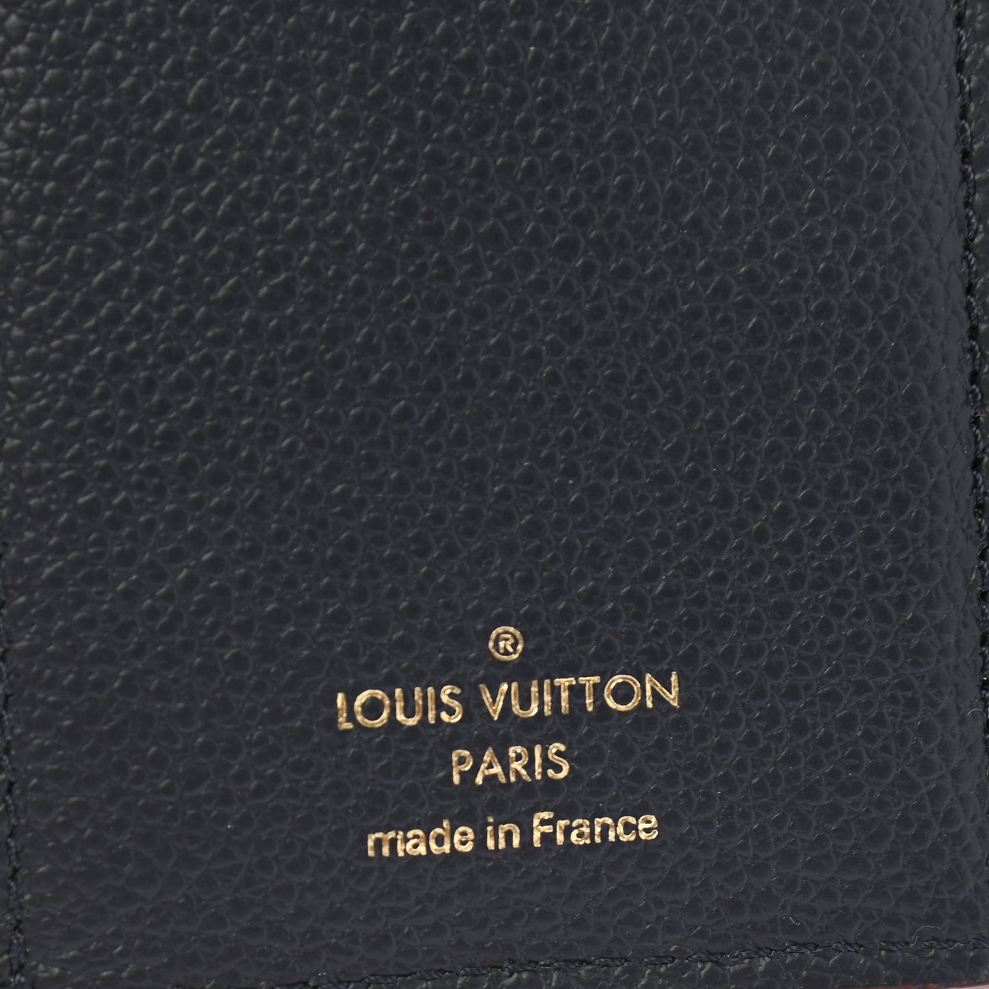 Empreinte Victorine Wallet Marine Rouge