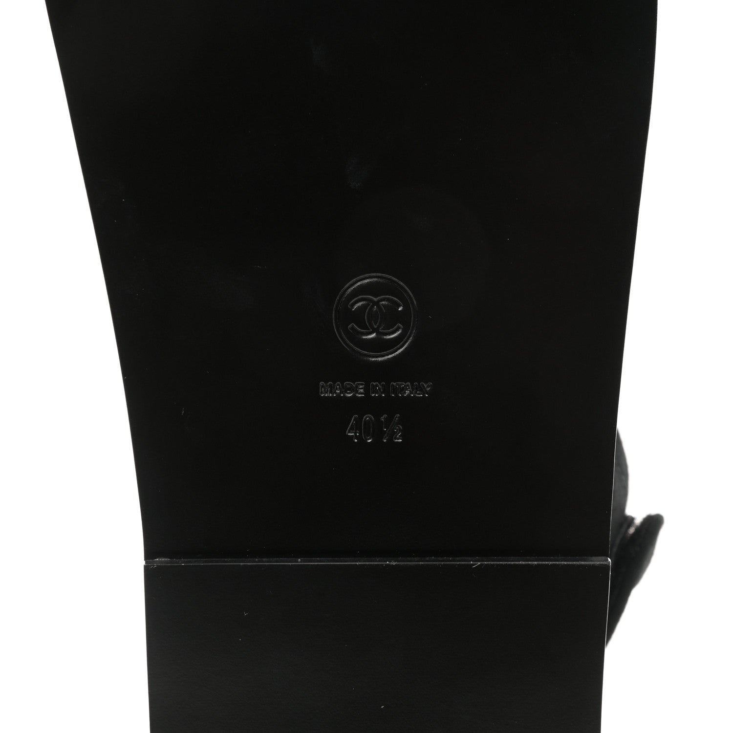 Chanel Mixed Fibers Velcro Dad Sandals 40.5 Black 6 of 9