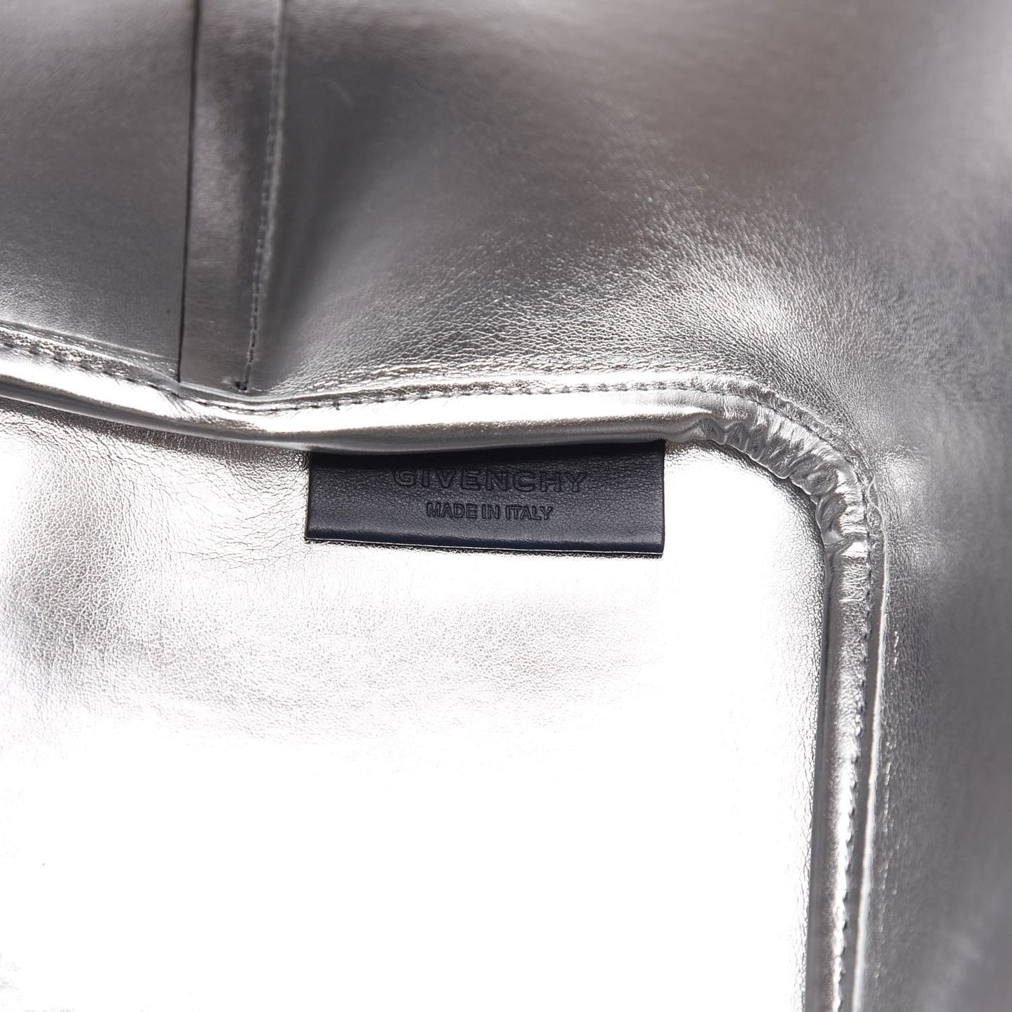 Calfskin Large Antigona Tote Night Blue Silver