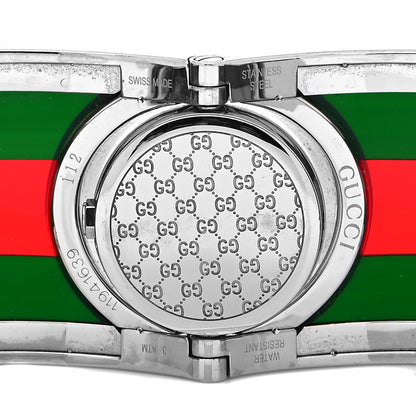 Gucci Stainless Steel Acetate 33mm Twirl Web Quartz Watch Black 4 of 4