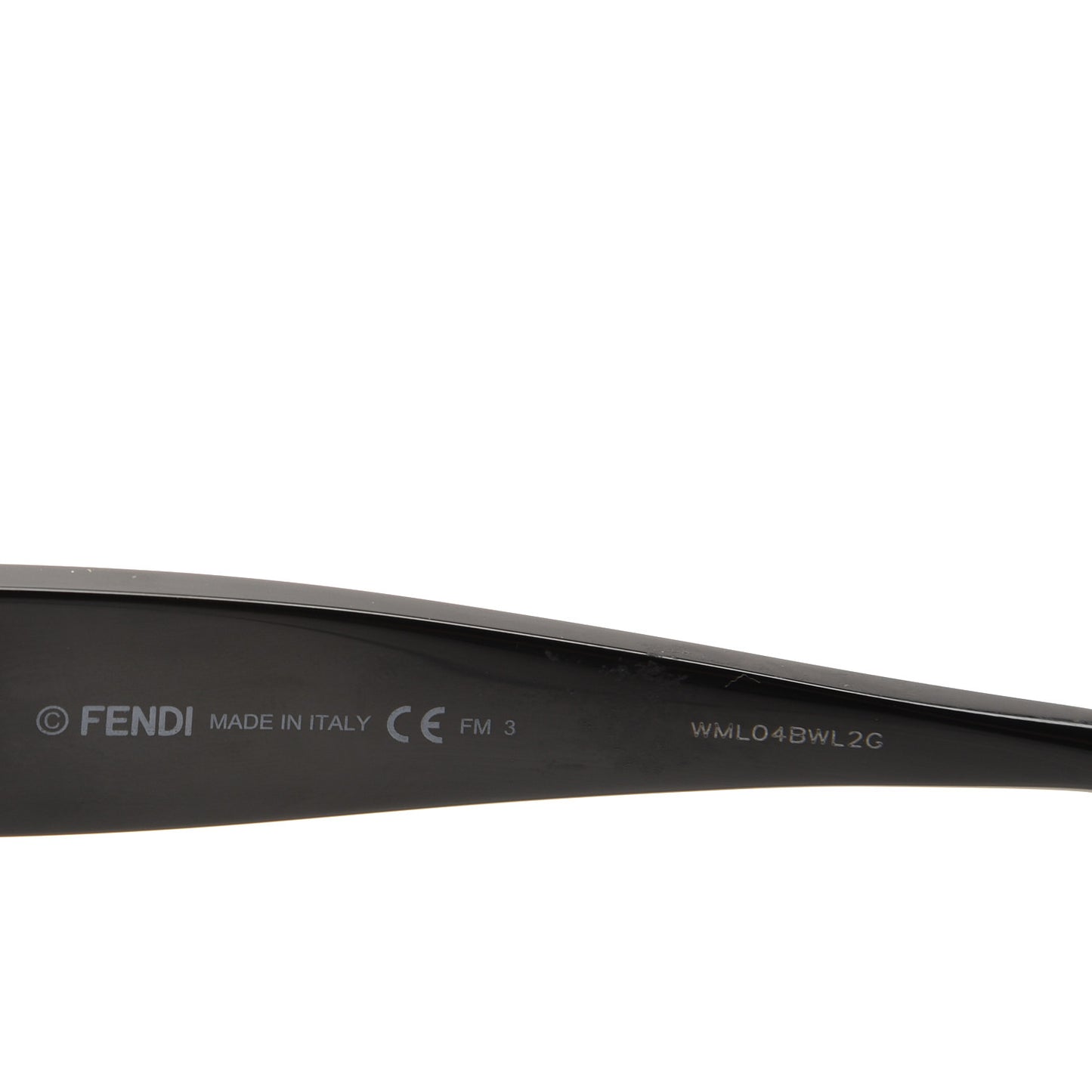 Acetate F is Fendi Sunglasses FF 0359/G/S Black