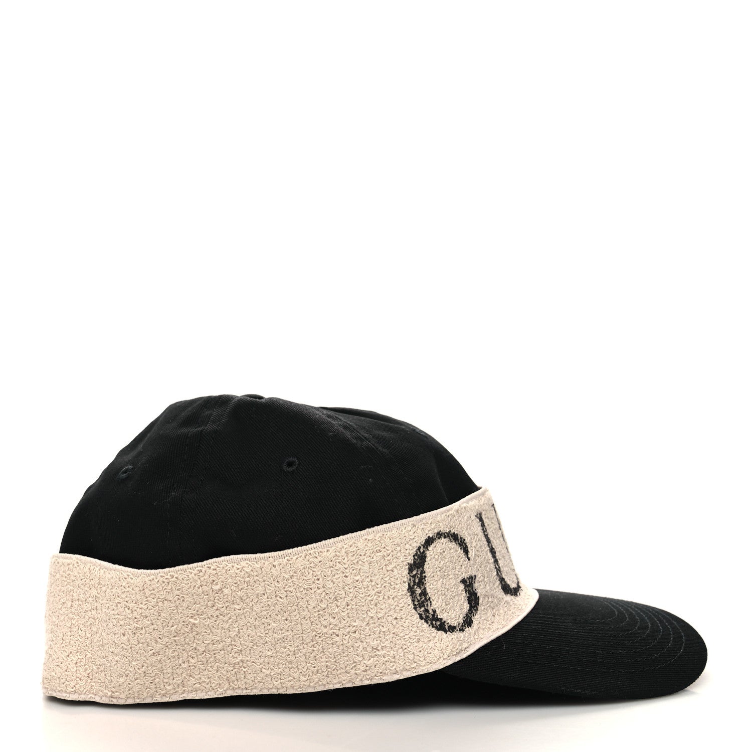 Gucci Gabardine Gucci Headband Baseball Hat M Black 3 of 8