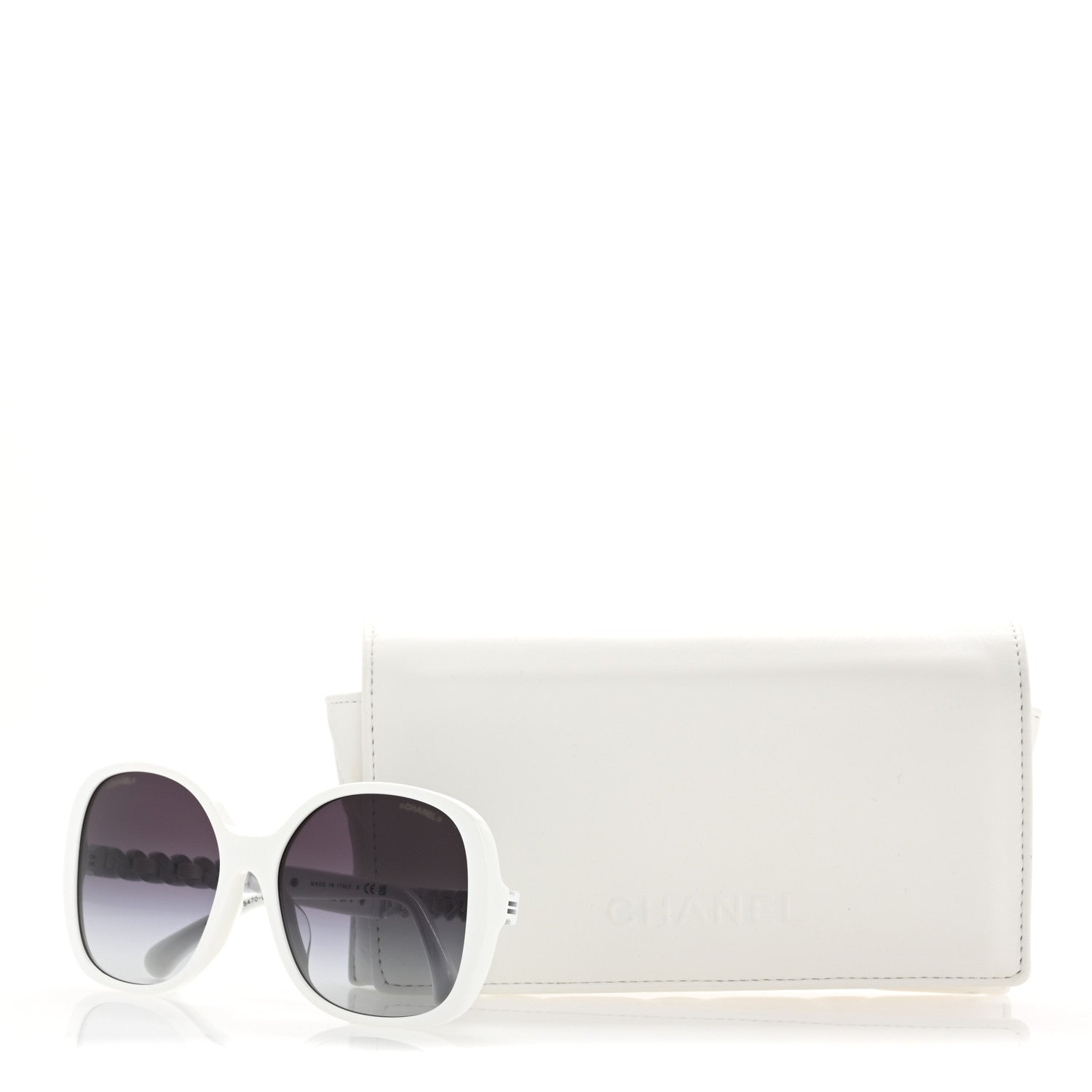Chanel Acetate Chain Sunglasses 5470-Q-A White 1704162 – FASHIONPHILE