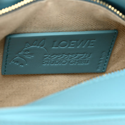 Loewe X HOWLS MOVING CASTLE Satin Calfskin Mini Heen Puzzle Bag Light Blue 7 of 9