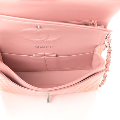 Chanel Patent Quilted Medium Double Flap Light Pink 5 of 9