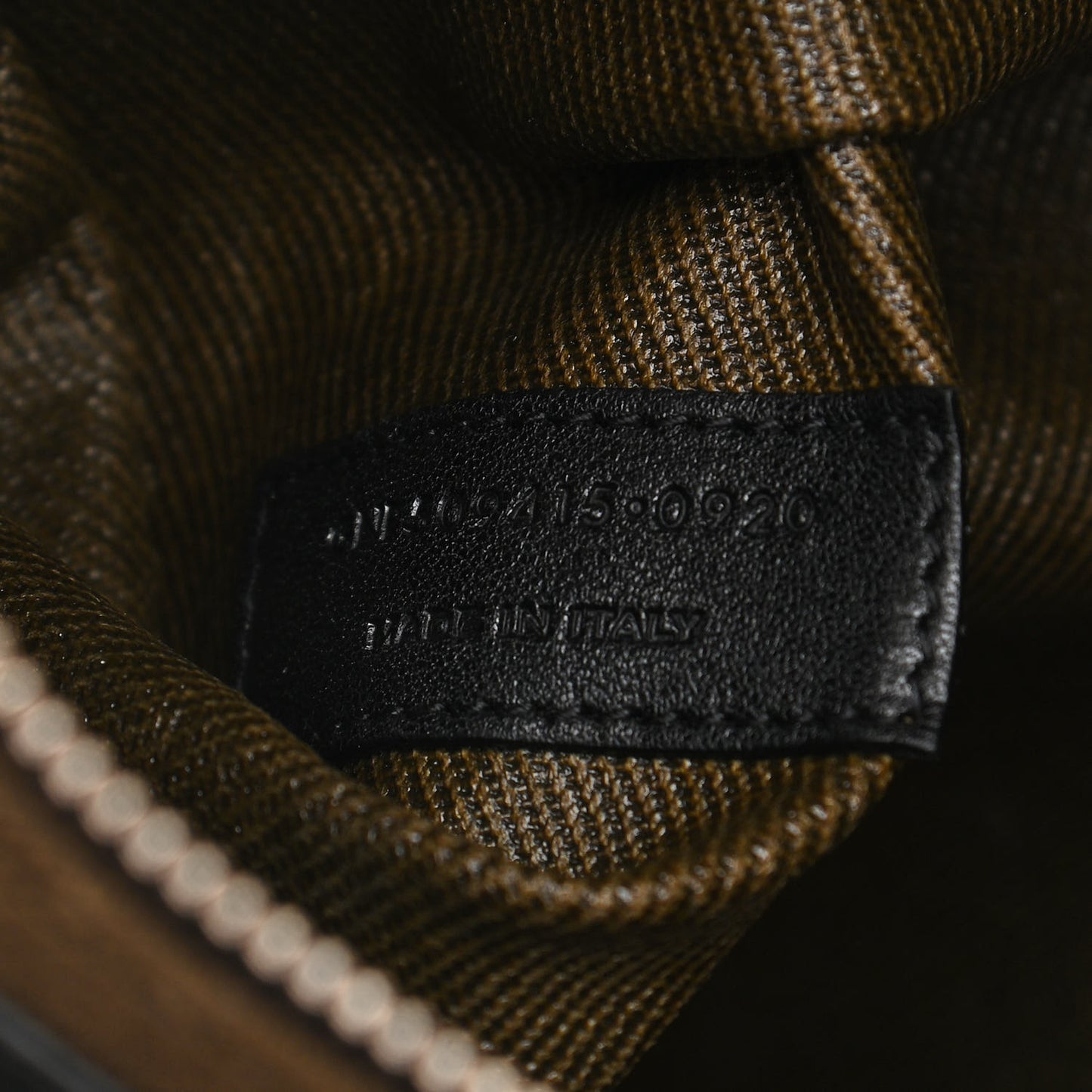 Linen Calfskin Rive Gauche Tote Khaki