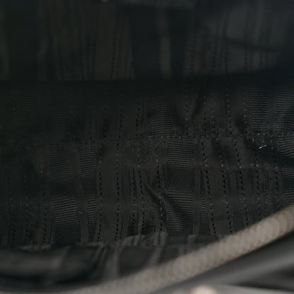 Salvatore Ferragamo Printed Calfskin Briana Tote Black 5 of 10