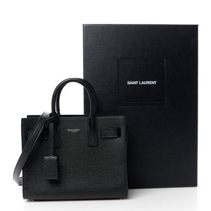 Saint Laurent Grain de Poudre Nano Sac De Jour Black 12 of 12