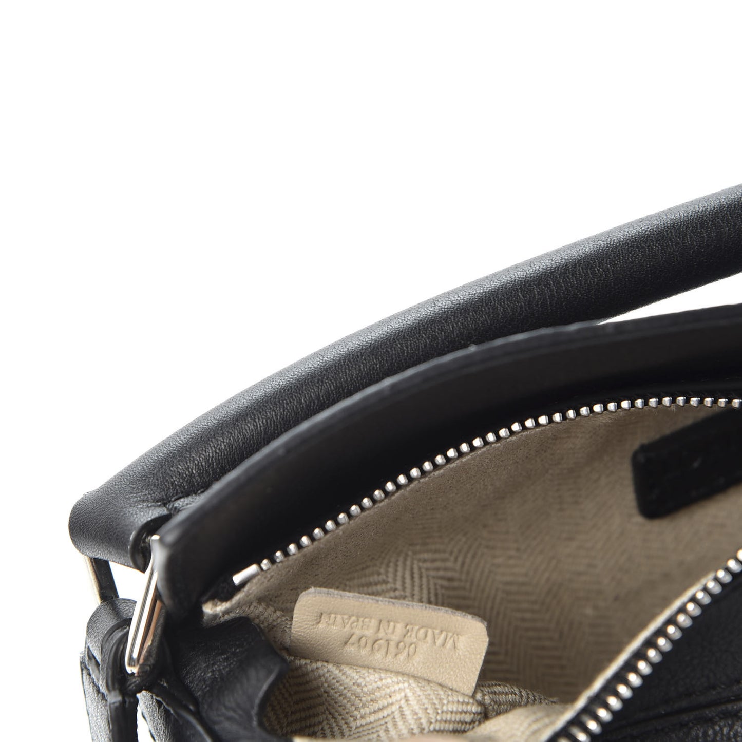 Calfskin Mini Puzzle Bag Black