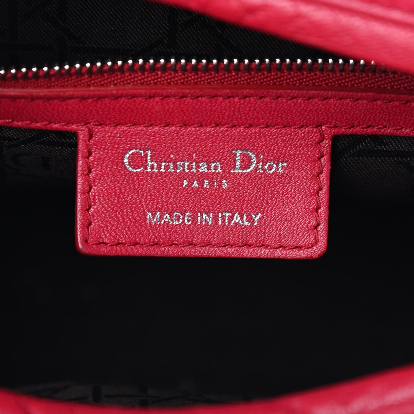 Lambskin Cannage Large Lady Dior Pink