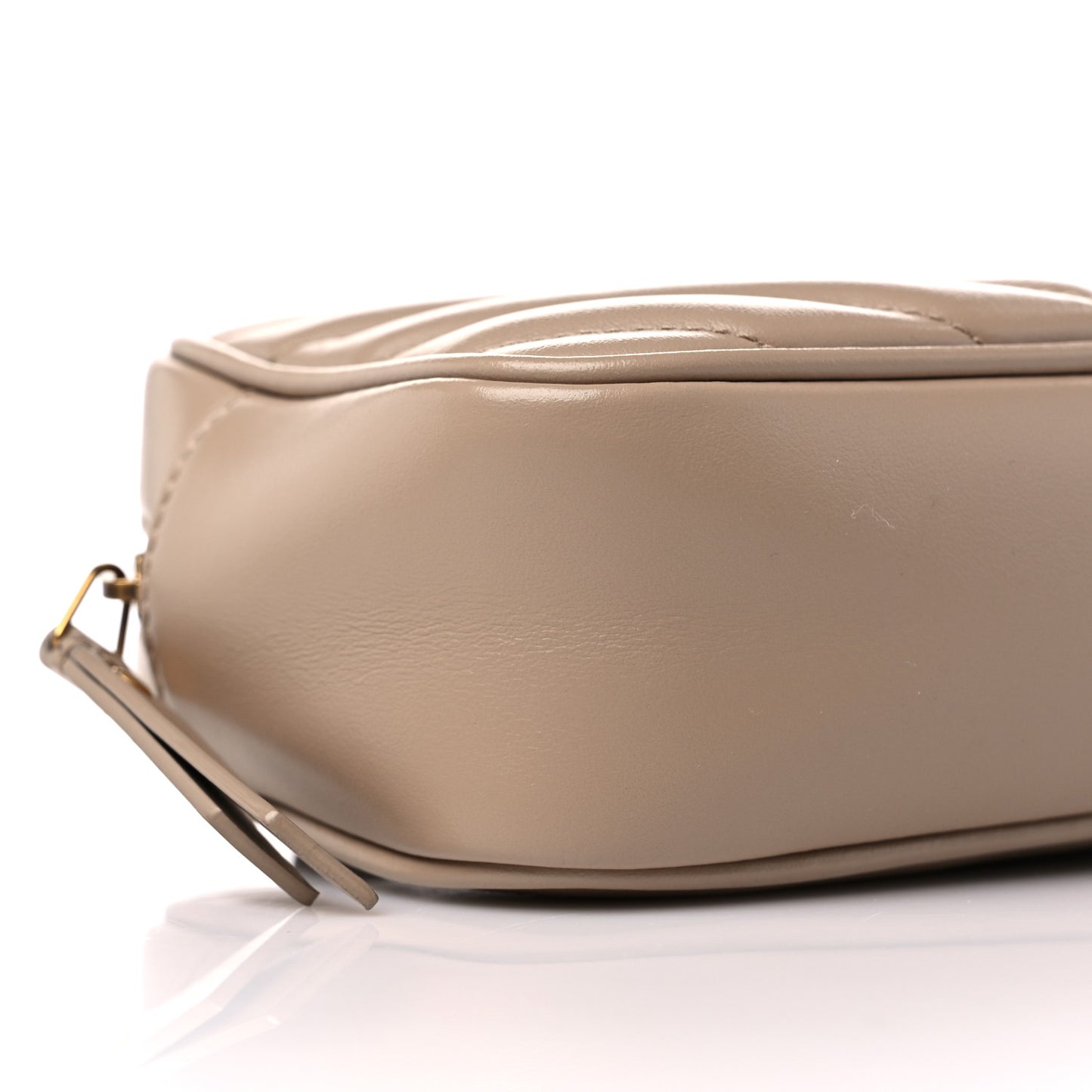 Calfskin Matelasse Monogram Lou Belt Bag Dark Beige