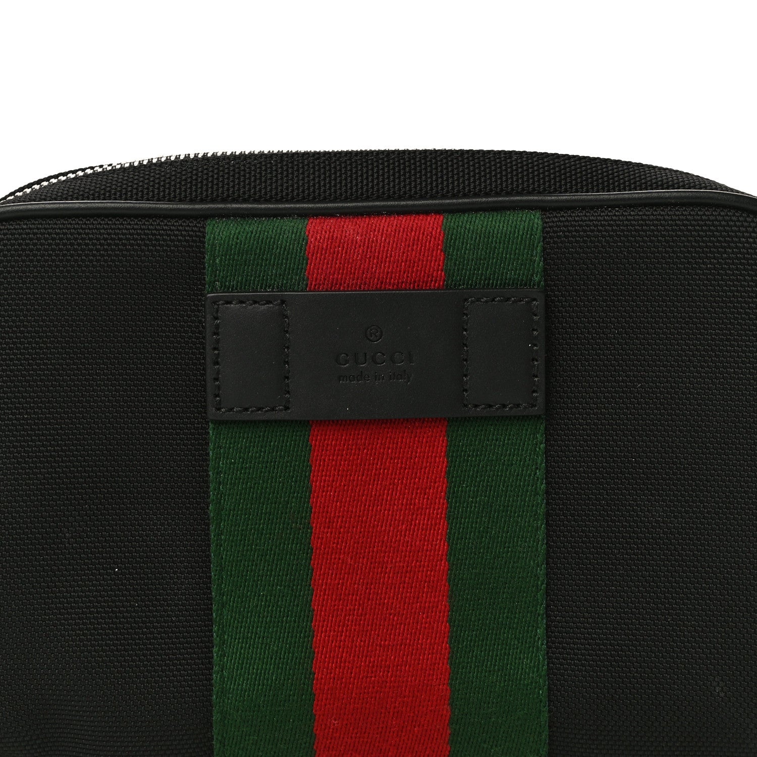 Gucci Canvas Web Slim Belt Bag Black 8 of 11