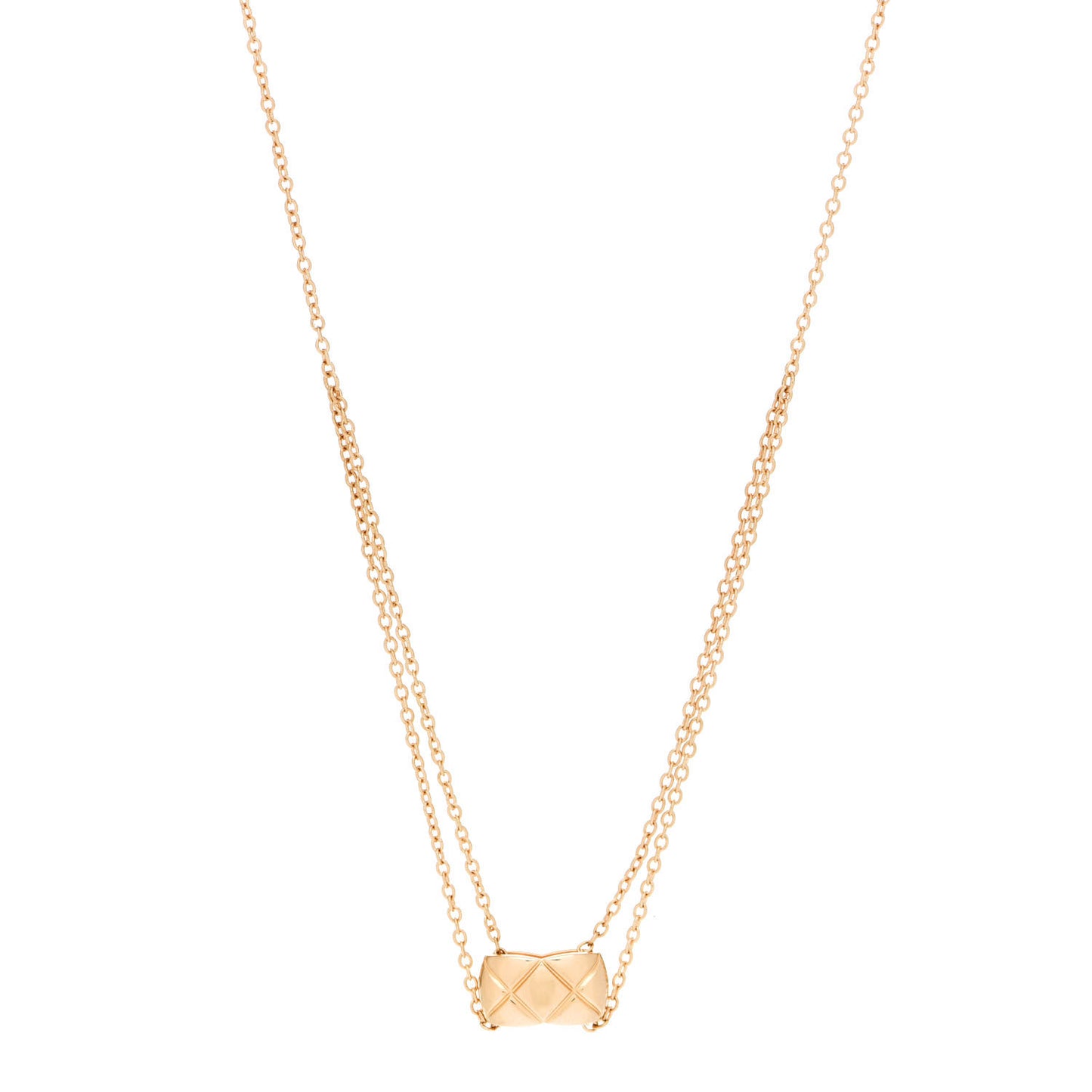 18K Yellow Gold Coco Crush Pendant Necklace
