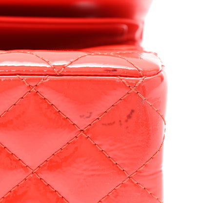 Chanel Distressed Patent Quilted 2.55 Reissue 226 Flap Red 13 of 15