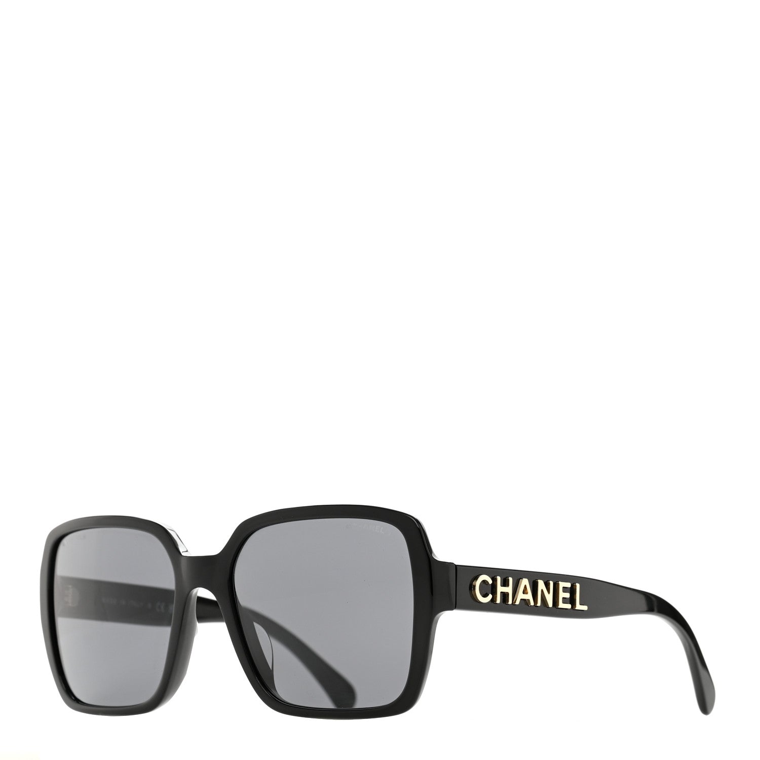 Chanel Acetate Square Sunglasses 5408-A Black 1 of 7