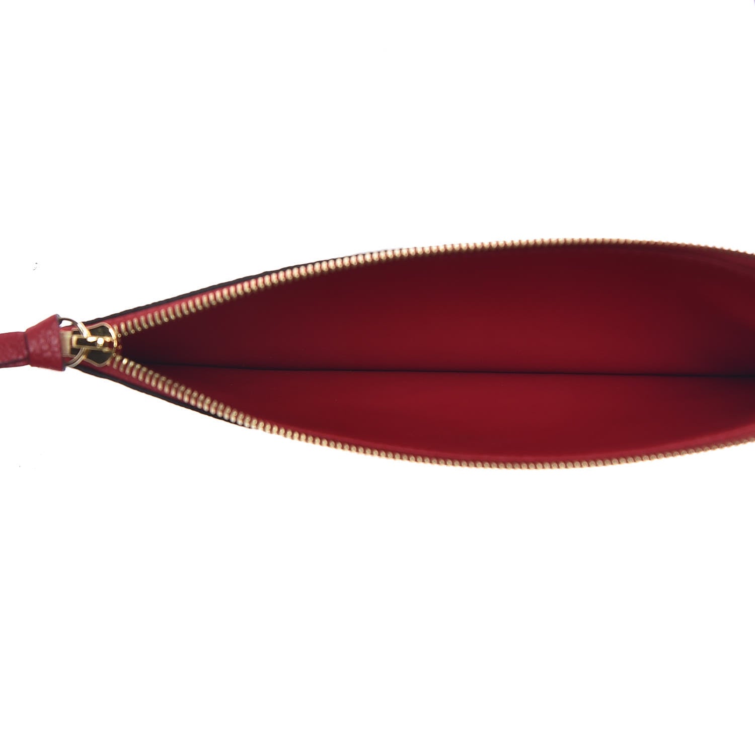 Louis Vuitton Empreinte Felicie Chain Wallet Zippered Insert Cherry 5 of 6