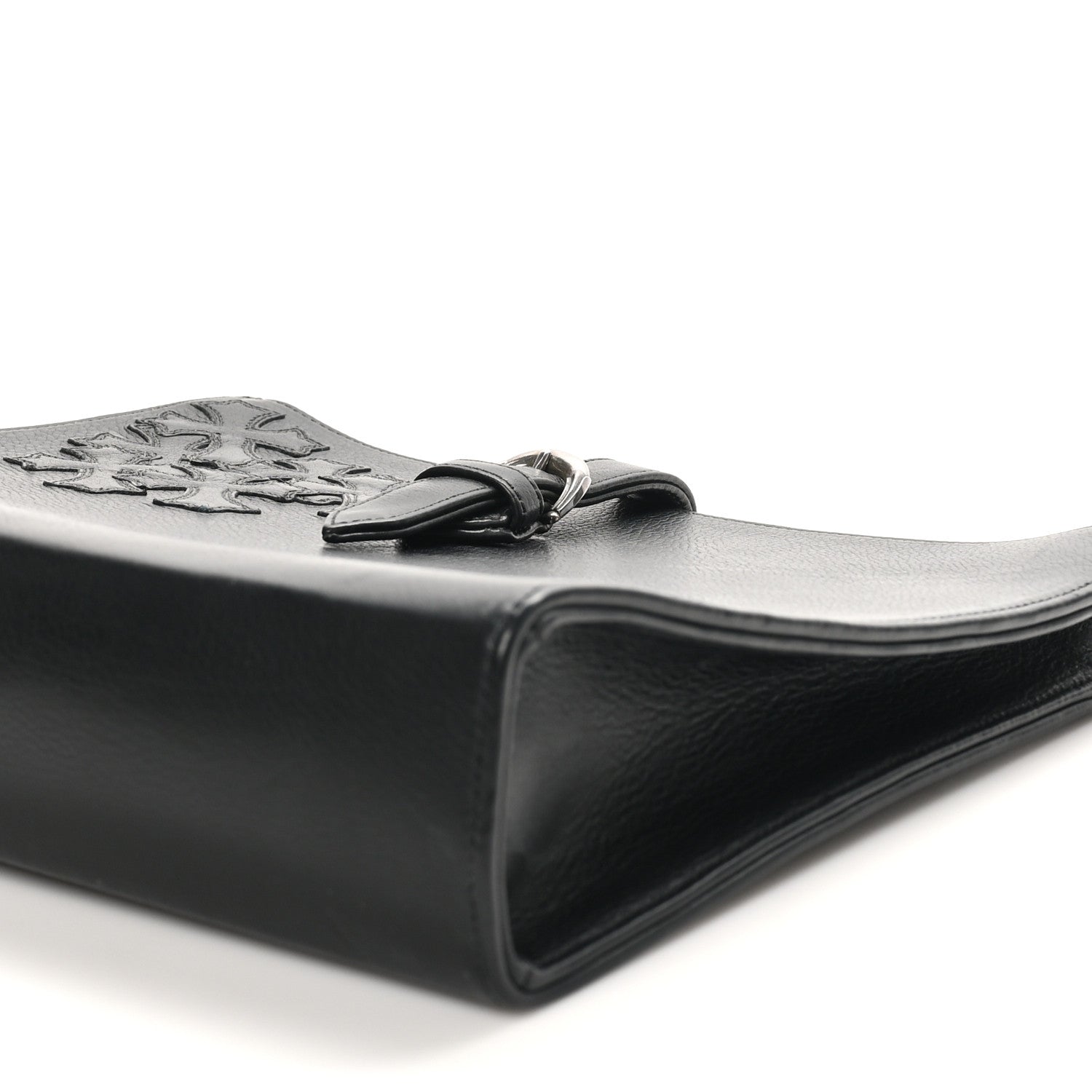 Chrome Hearts Grained Calfskin Cross Clutch Black 8 of 8