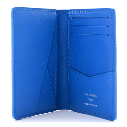 Louis Vuitton Ostrich Pocket Organizer Blue 5 of 6