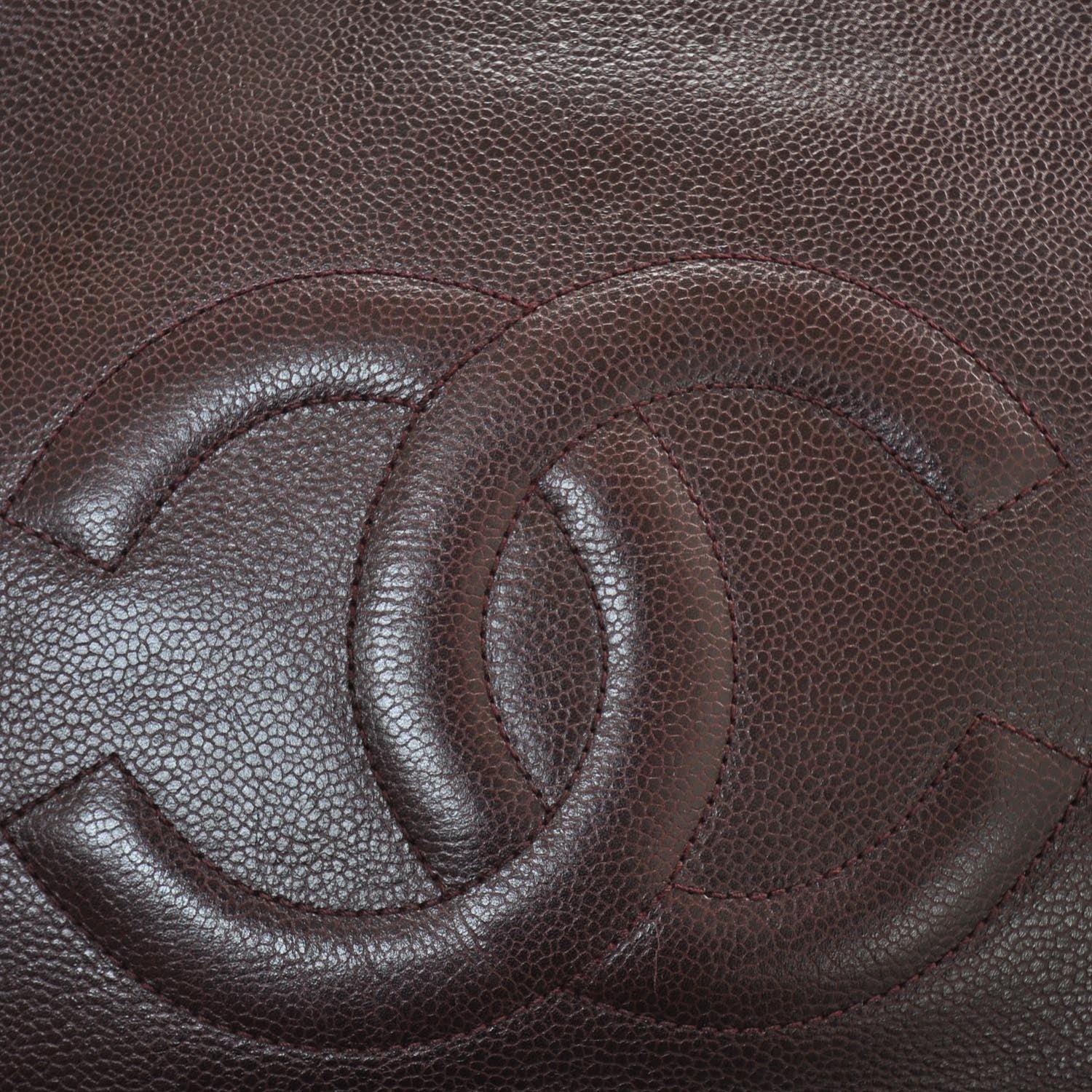 Chanel Caviar Shoulder Bag Bordeaux 10 of 10