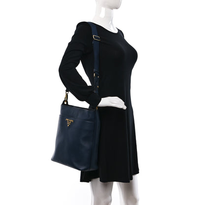 Prada Vitello Phenix Hobo Baltico 2 of 9