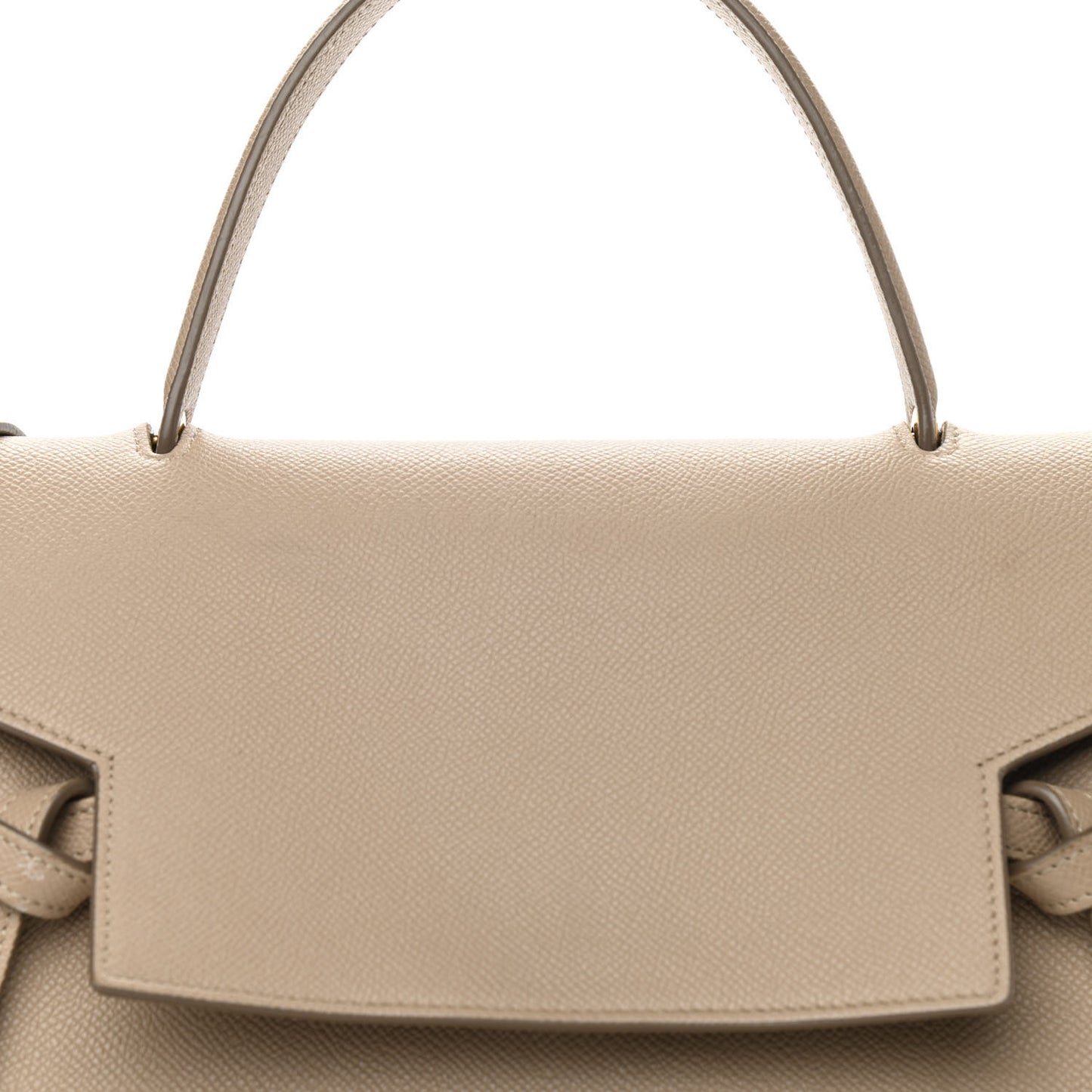 Grained Calfskin Mini Belt Bag Light Taupe