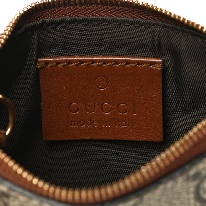Gucci GG Supreme Monogram Key Case Brown 6 of 10