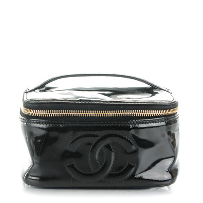 Chanel Patent Vanity Cosmetic Case Black 1 of 6